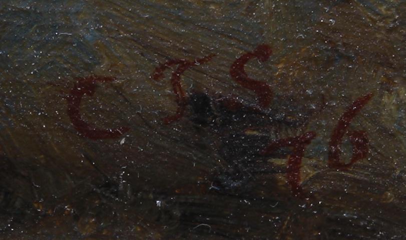 CHRISTIAN FREDRIK SVENSSON, olja på duk, sign.