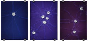 257. Ulf Rollof, "RGB Navy Blue, Lavender, Dark Purple".