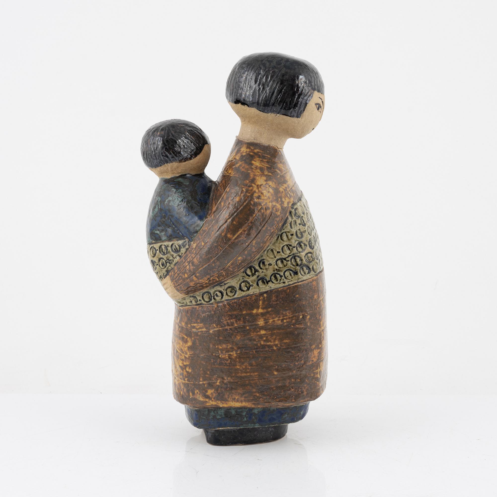 Lisa Larson, figurin, stengods, Japanska, Gustavsberg.