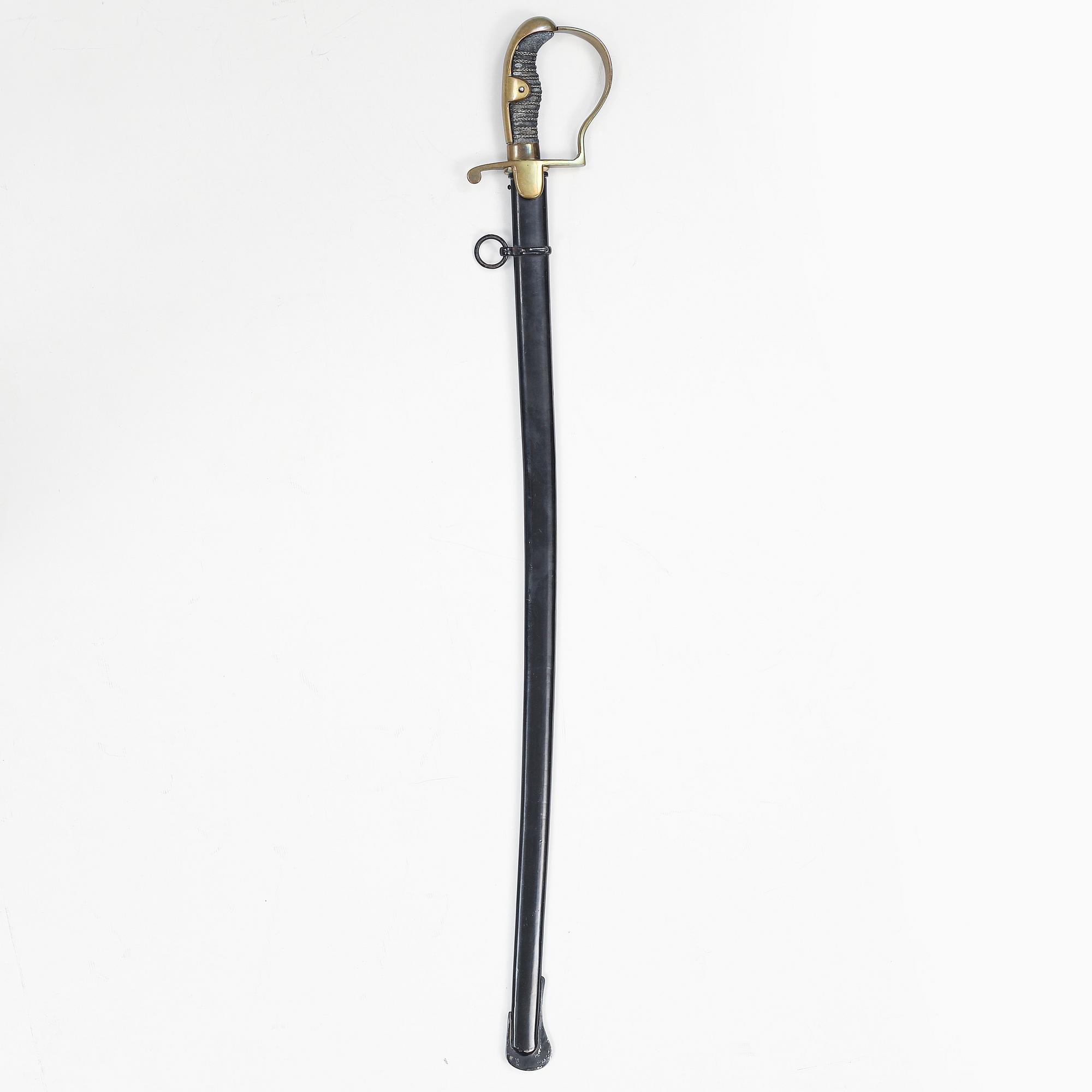 A German sabre and a hunting sword.