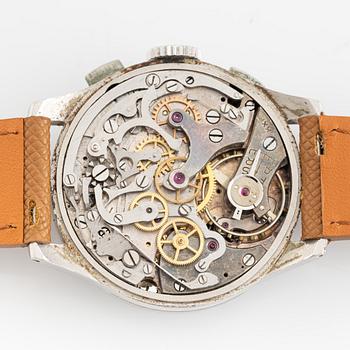 Kronometer Stockholm, "Gilt Dial", chronograph, ca 1940.
