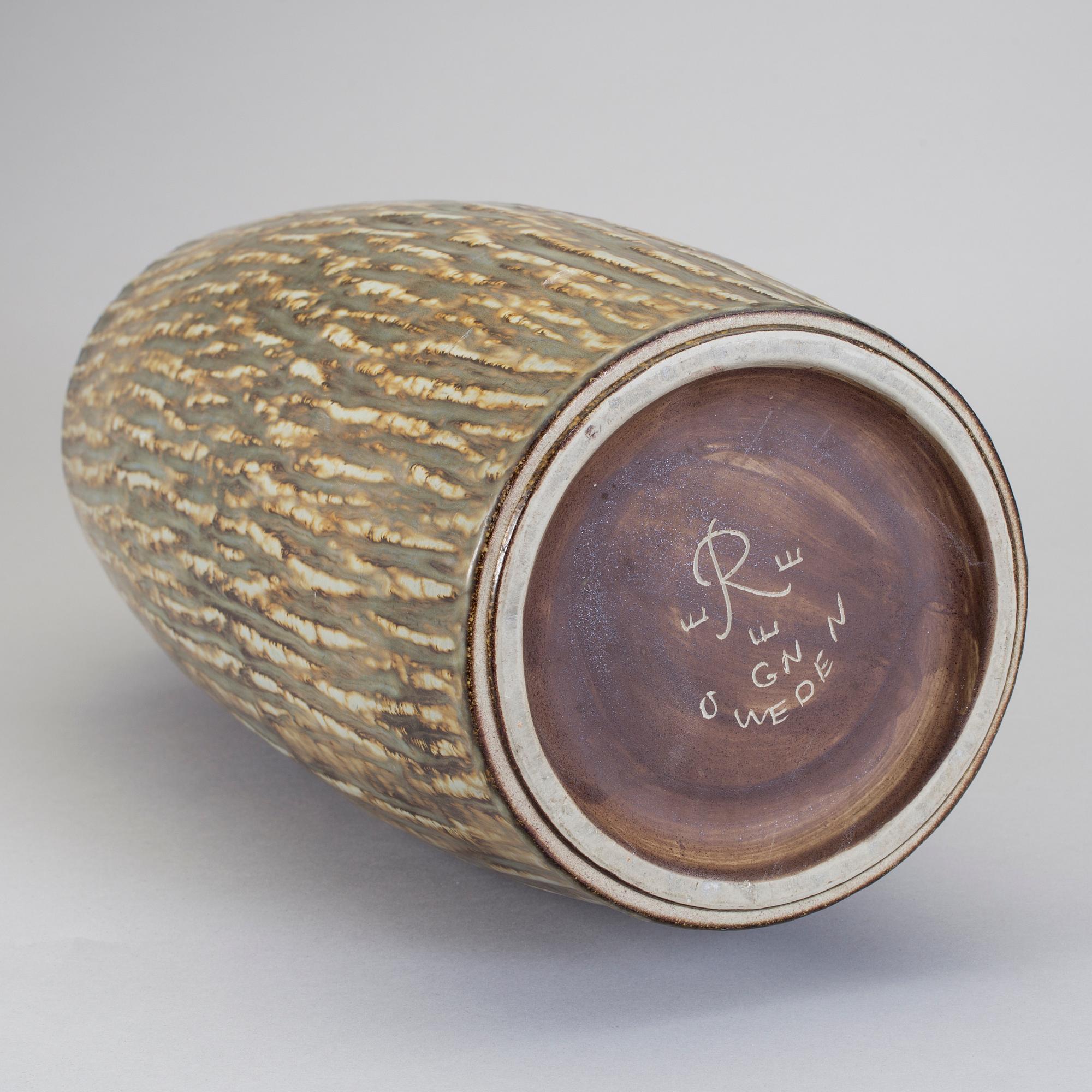 A 'Rubus' floor vase designed by Gunnar Nylund for Rörstrand, the second half of the 20th century.