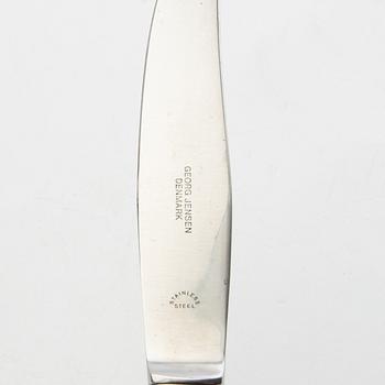 Georg Jensen, Cutlery service, 33 pieces, stainless steel, "Mitra", Denmark.