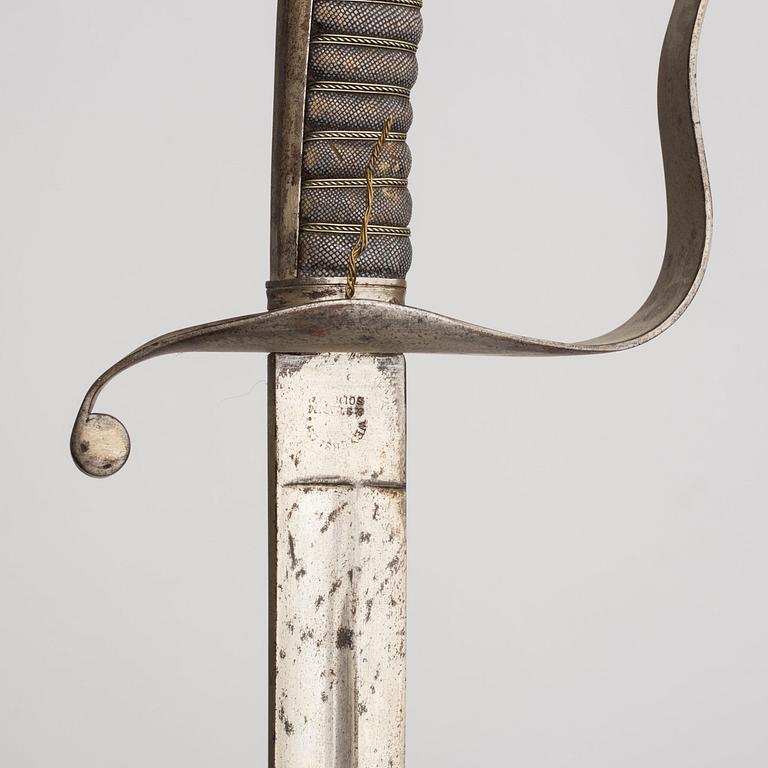 A GERMAN 19TH CENTURY SABRE, Weyersberg, Solingen.
