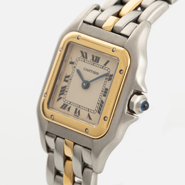 Cartier, Panthère, wristwatch, 21,5 x 21,5 (29,5) mm.