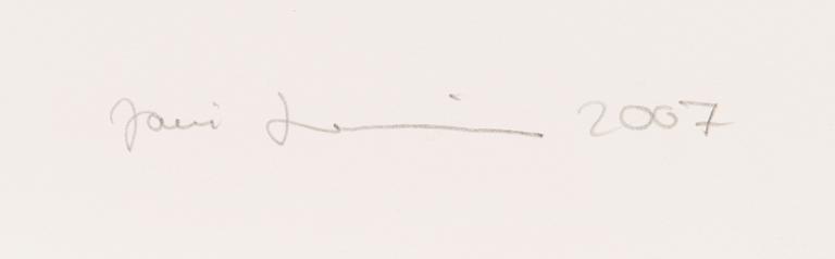 Jani Leinonen, lithograph, signed and dated 2007, numbered 21/90.