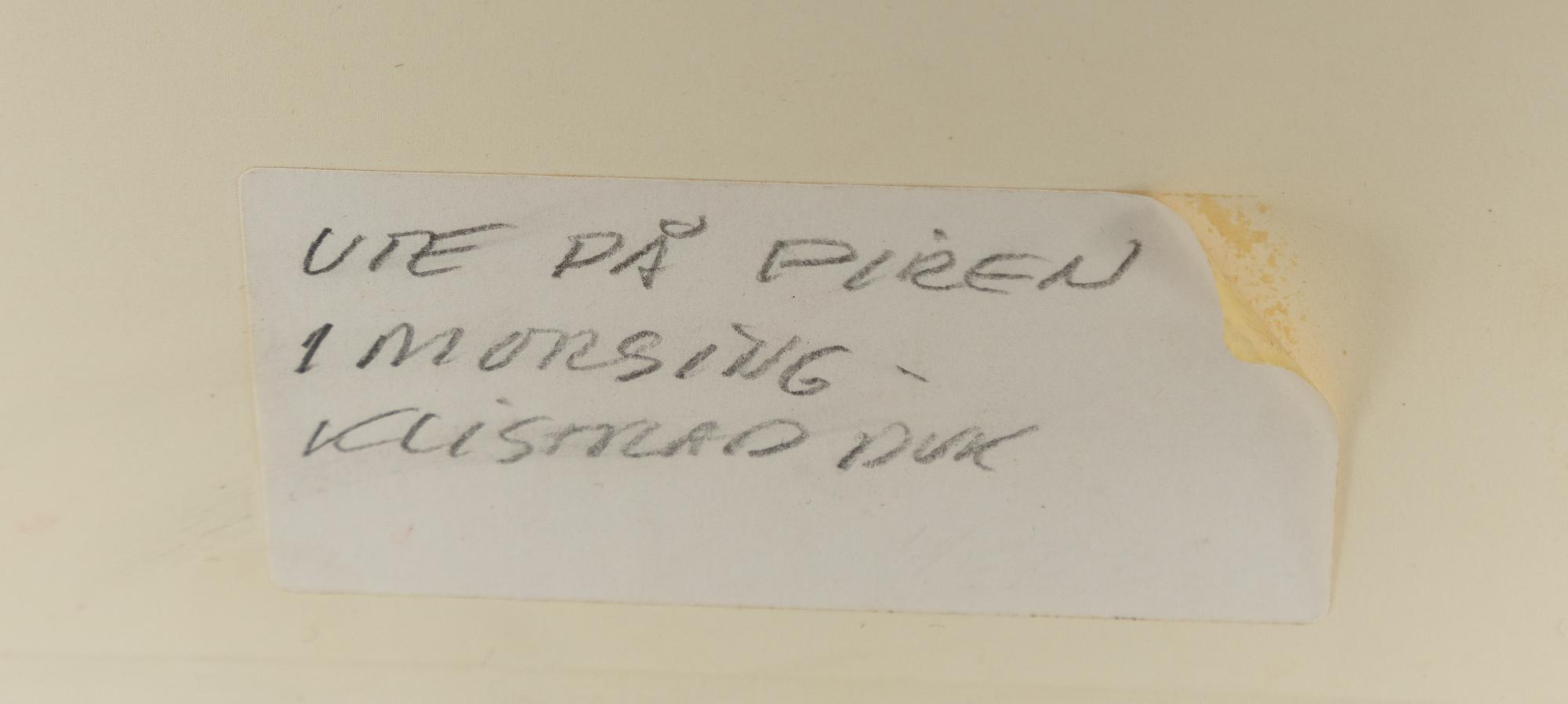 Ivar Morsing, "Ute på piren".