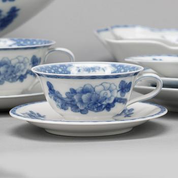 SERVISDELAR, ca 89 + 1 delar, porslin, Rosenthal, Tyskland, 1900-talets första hälft.
