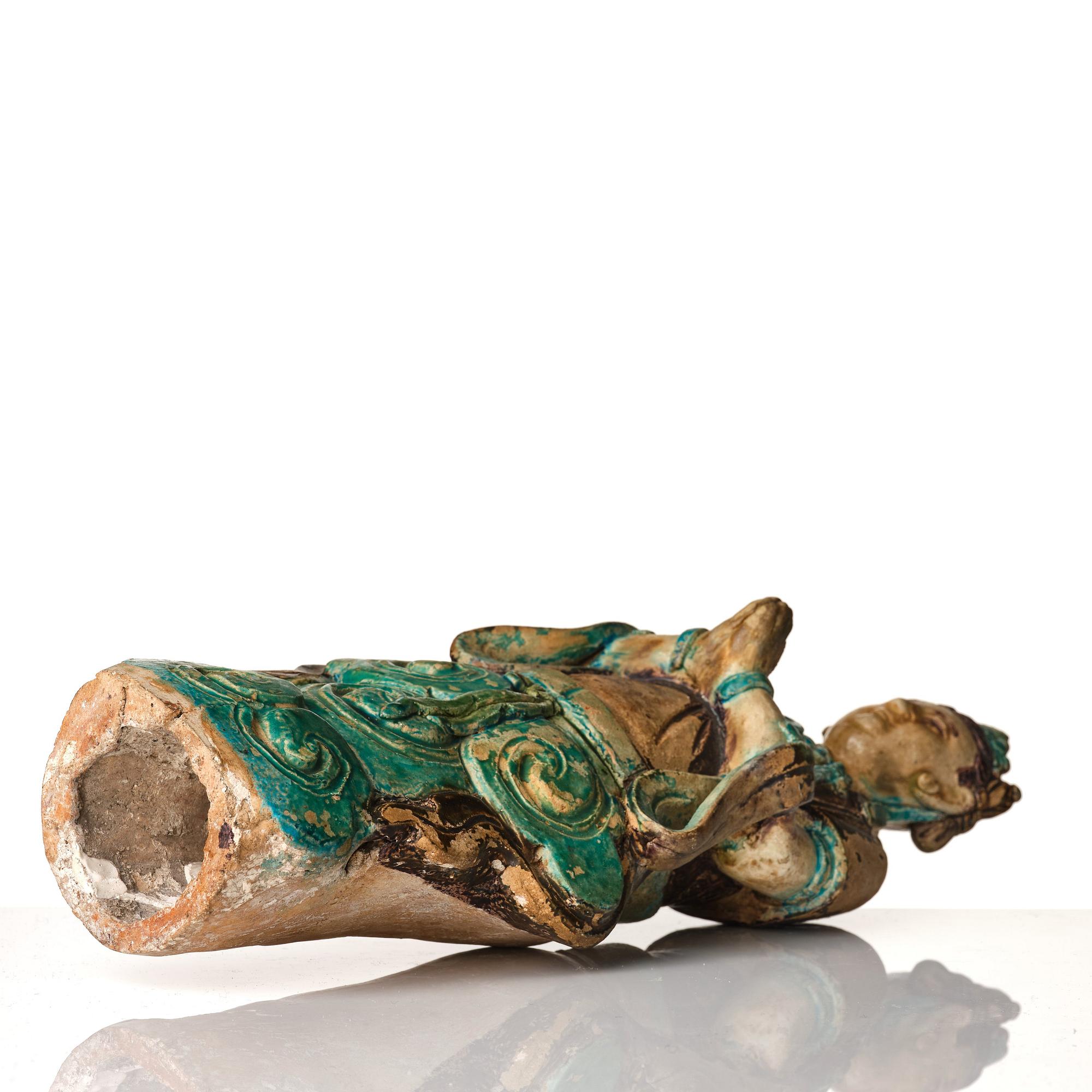 Skulptur, lergods. Mingdynastin (1368-1644).