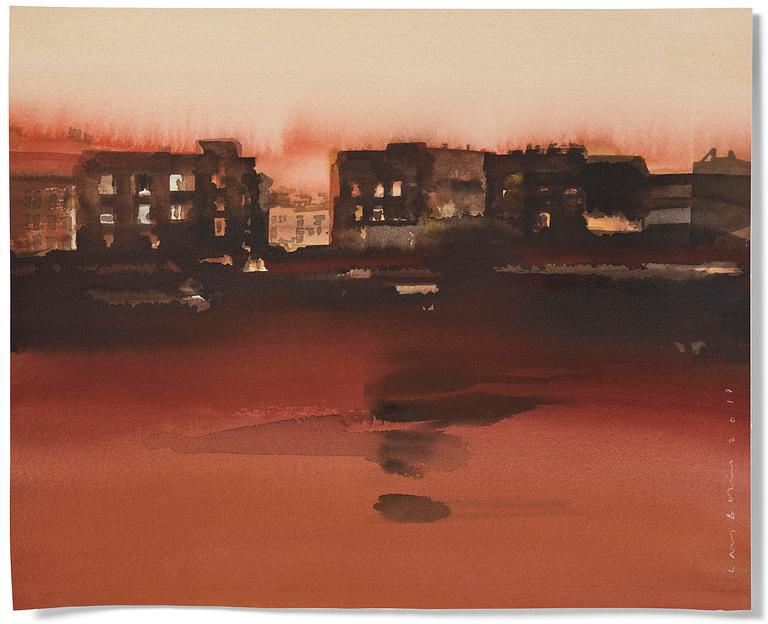 Lars Lerin, Untitled.