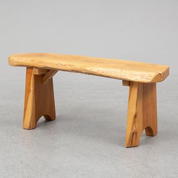 A second half of the 20th Century pine bench.