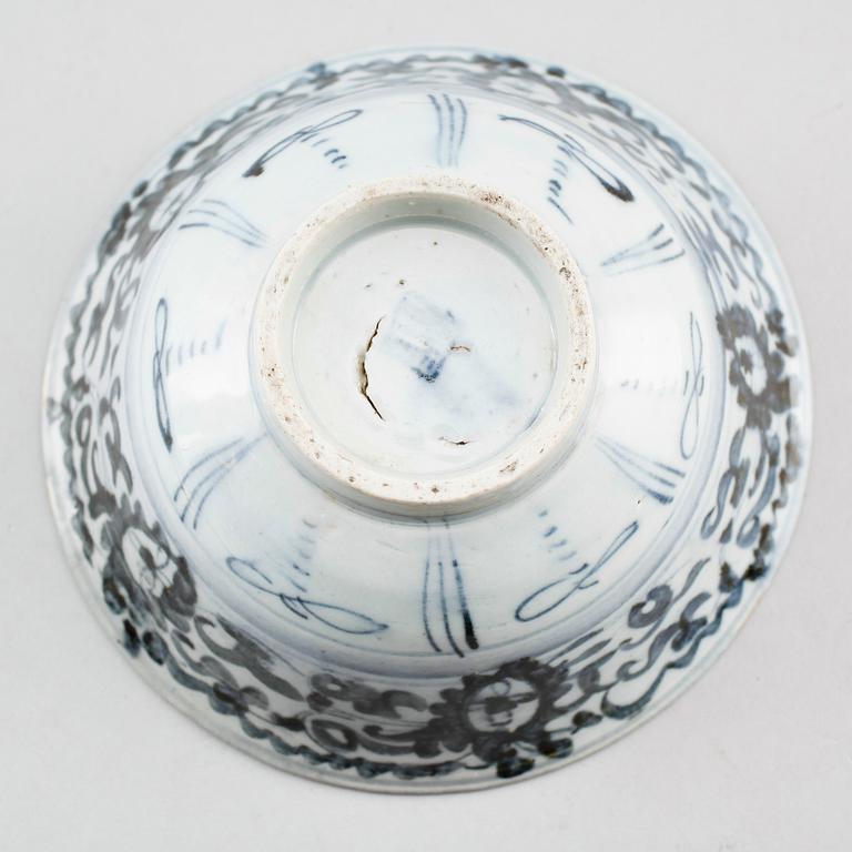 SKÅL, porslin, ostindisk, sannolikt 1800-tal.