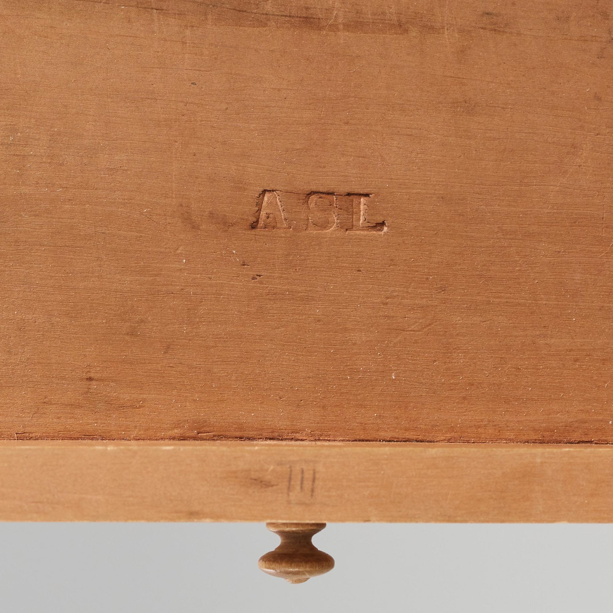 A late Gustavian commode by A. Scherling, master 1771.