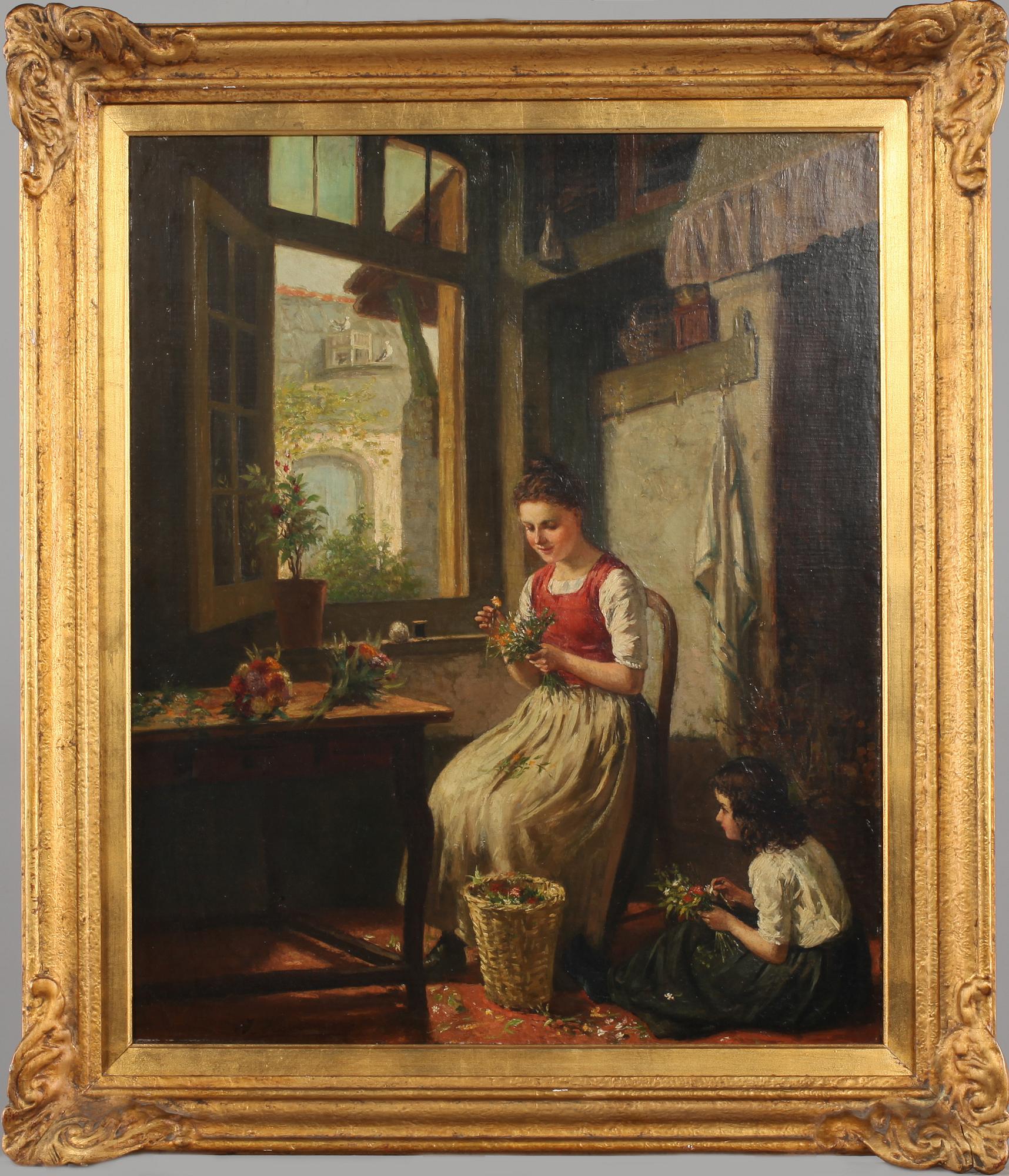 JEAN-ARNOLD HEYERMANS, olja på pannå, signerad.