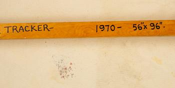 Jake Berthot, oil on canvas, signed and dated 1970 verso.