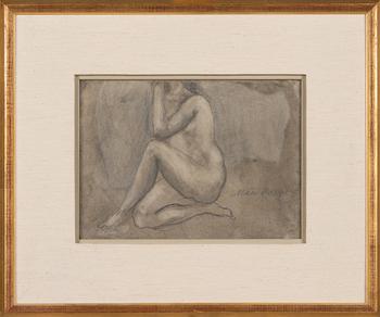 Matti Haupt, drawing, signed.