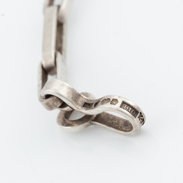 Karl-Ingemar Johansson, necklace, silver, Gothenburg 1976.