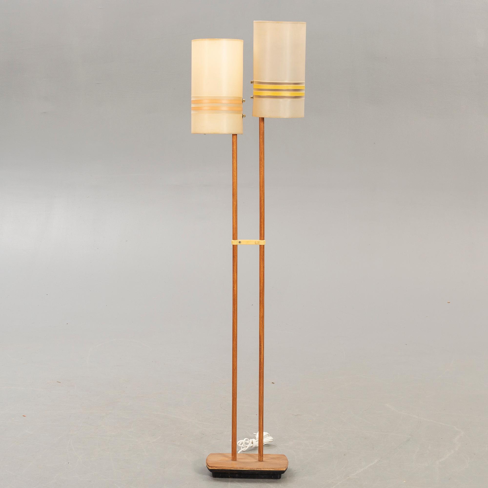 Floor lamp, 1950s-60s, Sweden.