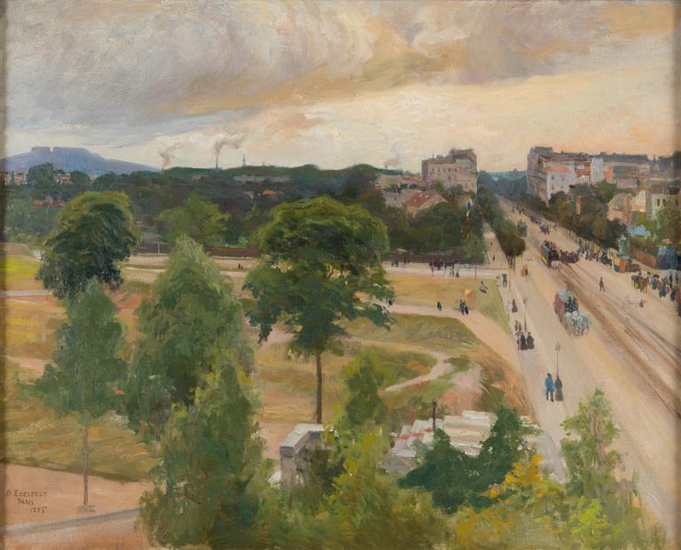 Albert Edelfelt, "View from the Artist's Studio in Paris".