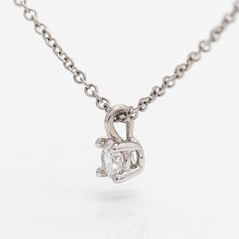 Tiffany & Co, halsband, platina, diamant ca. 0.14 ct.
