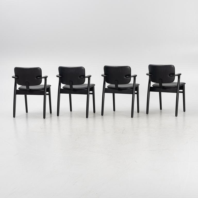 Ilmari Tapiovaara, stolar, 4 st, "Domus", Artek, Finland.