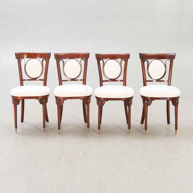 A five pcs Jacob & Josef Kohn sofa and chairs Vienna early 1900s.