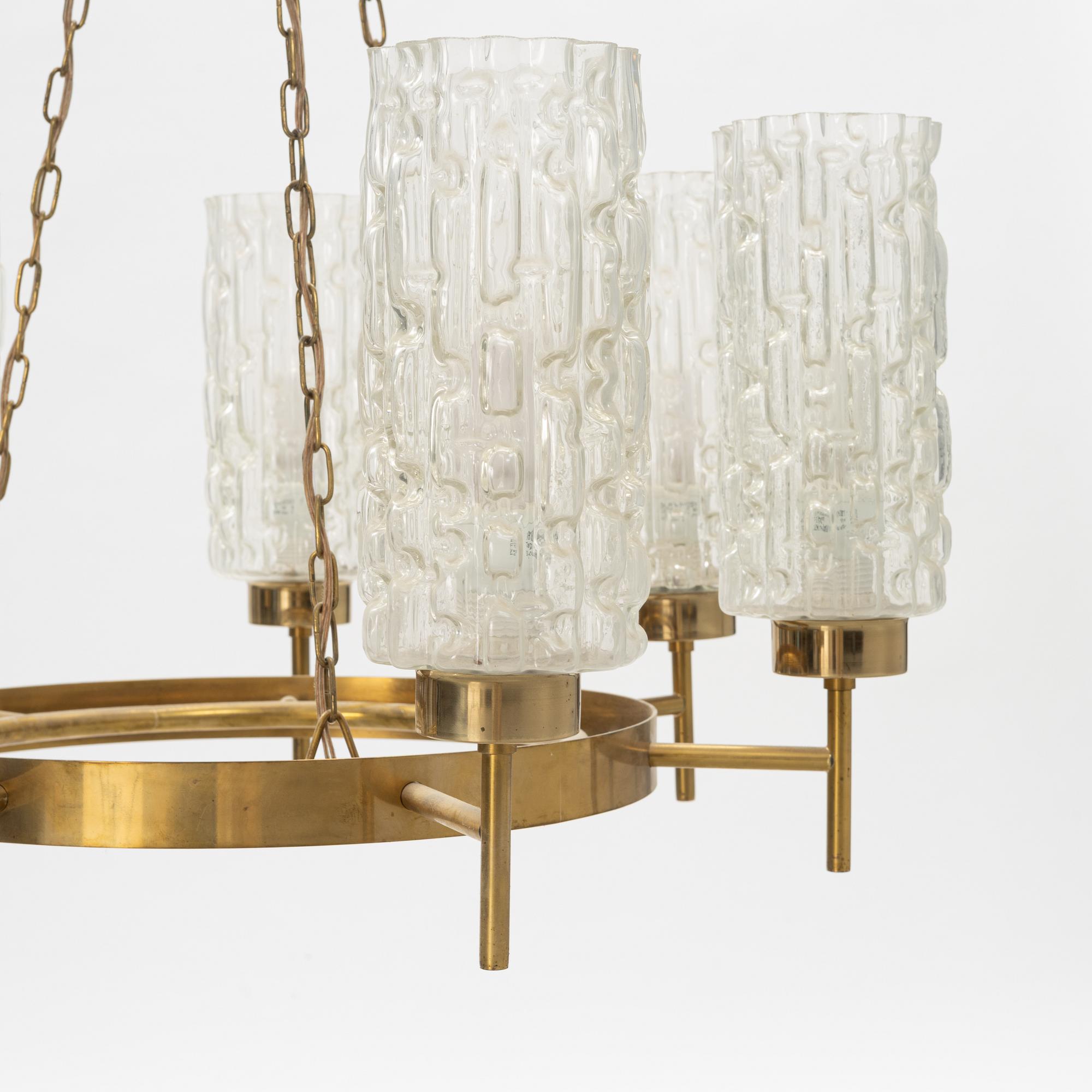 A pair of ceiling lamps, 1950's/60's.