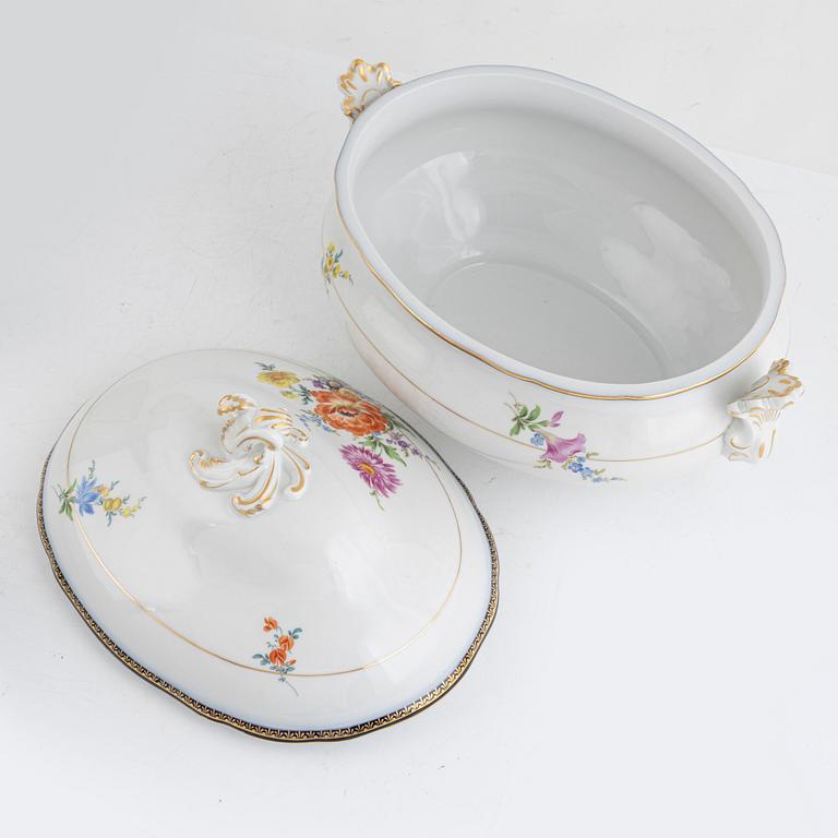 Servisdelar, 13 st, porslin, Meissen, Tyskland, 1934-1945.