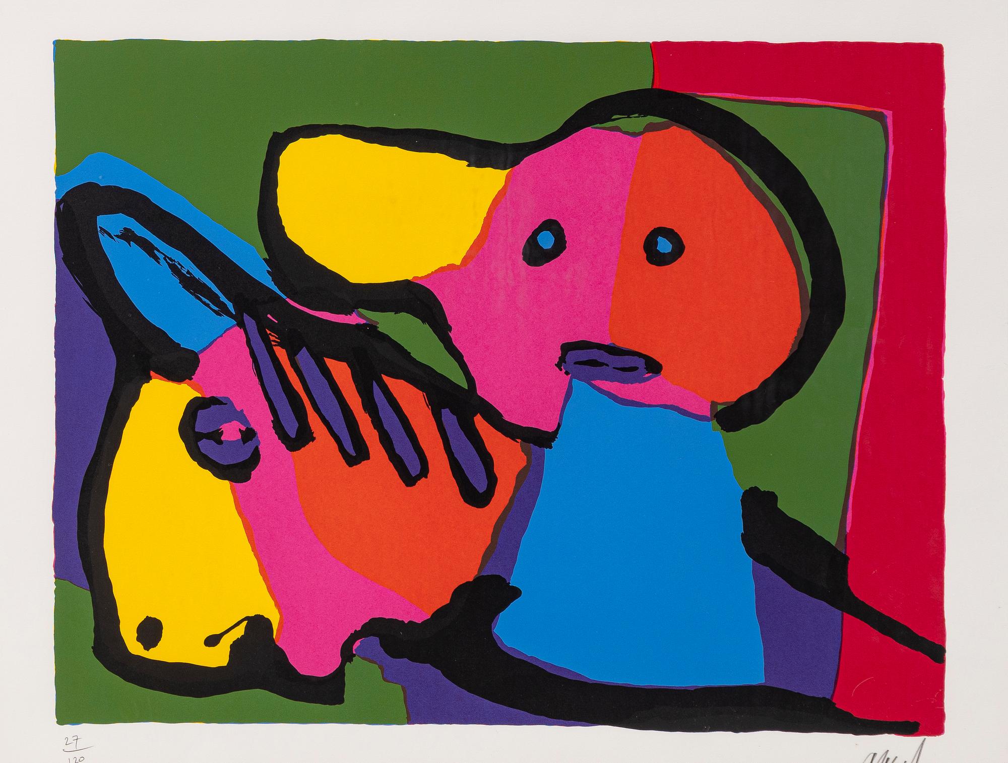 Karel Appel, Utan titel.