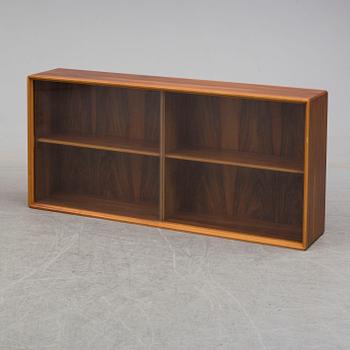 A 1960s walnut veneer wall cabinet.