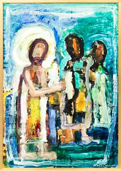 Hans Larsson, "Messiah with Apostles".
