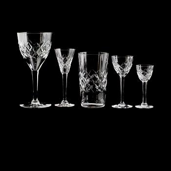 SERVISGLAS, 37 delar, 1900-talets mitt.