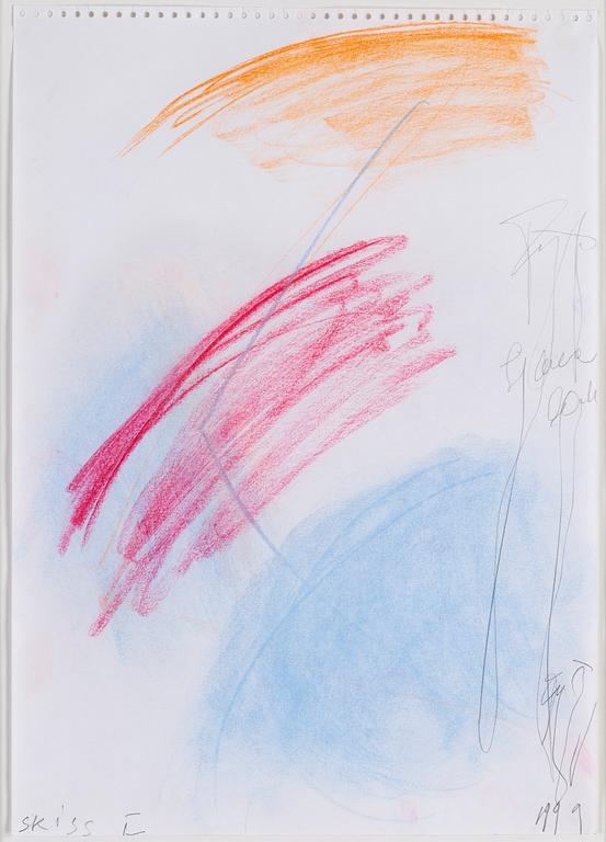 EDDIE FIGGE, pastel, signed and dated 1999.