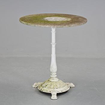 TRÄDGÅRDSBORD, 1900-talets andra hälft.