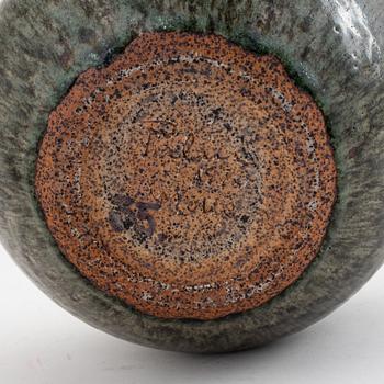 Rolf Palm, a stoneware vase, Mölle, 1970.