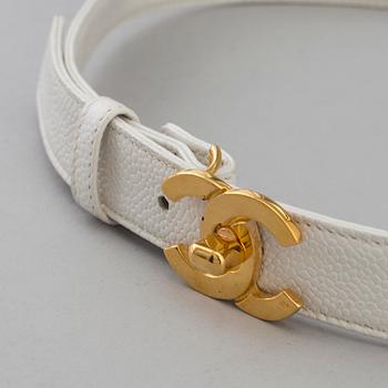 CHANEL, skärp, storlek 70.