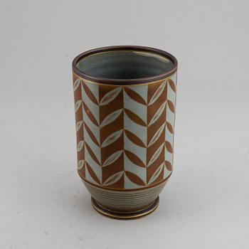 GUNNAR NYLUND & OSKAR DAHL, a "Flambé" stoneware vase, Rörstrand 1930-40's.