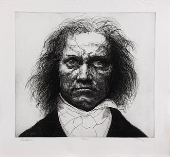 WELLS, CHARLES, etsningar, 4 st, sign och numr.