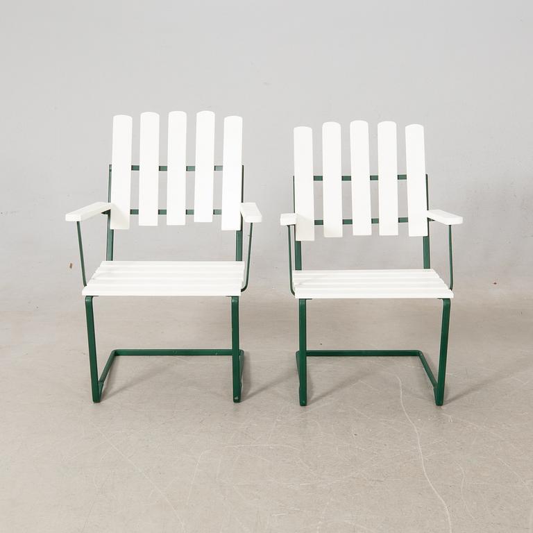 Arthur Lindqvist, garden group 6 parts, model 9A and model 2A, Grythyttan 20th century.