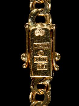 HALSBAND, 18k guld, Stockholm, 1964. Vikt 32 g.
