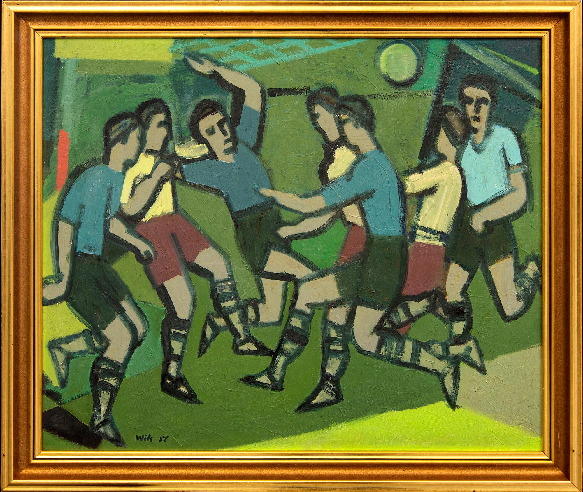 Wilhelm Wik, a signed and dated oil on panel.