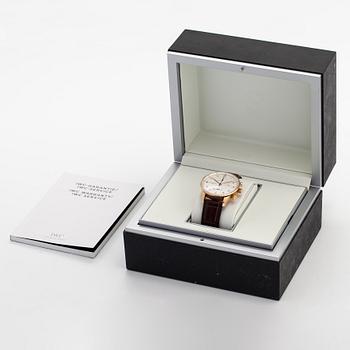 IWC, Shaffhausen, Portugese, cronograph, wristwatch, 41 mm.