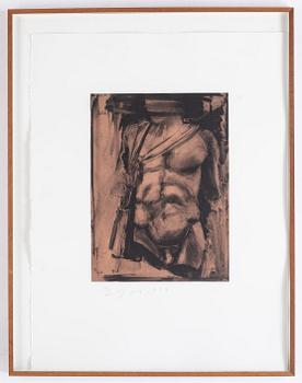 Jim Dine, etching with aquatint, signed and numbered 12/60, dated 1989.