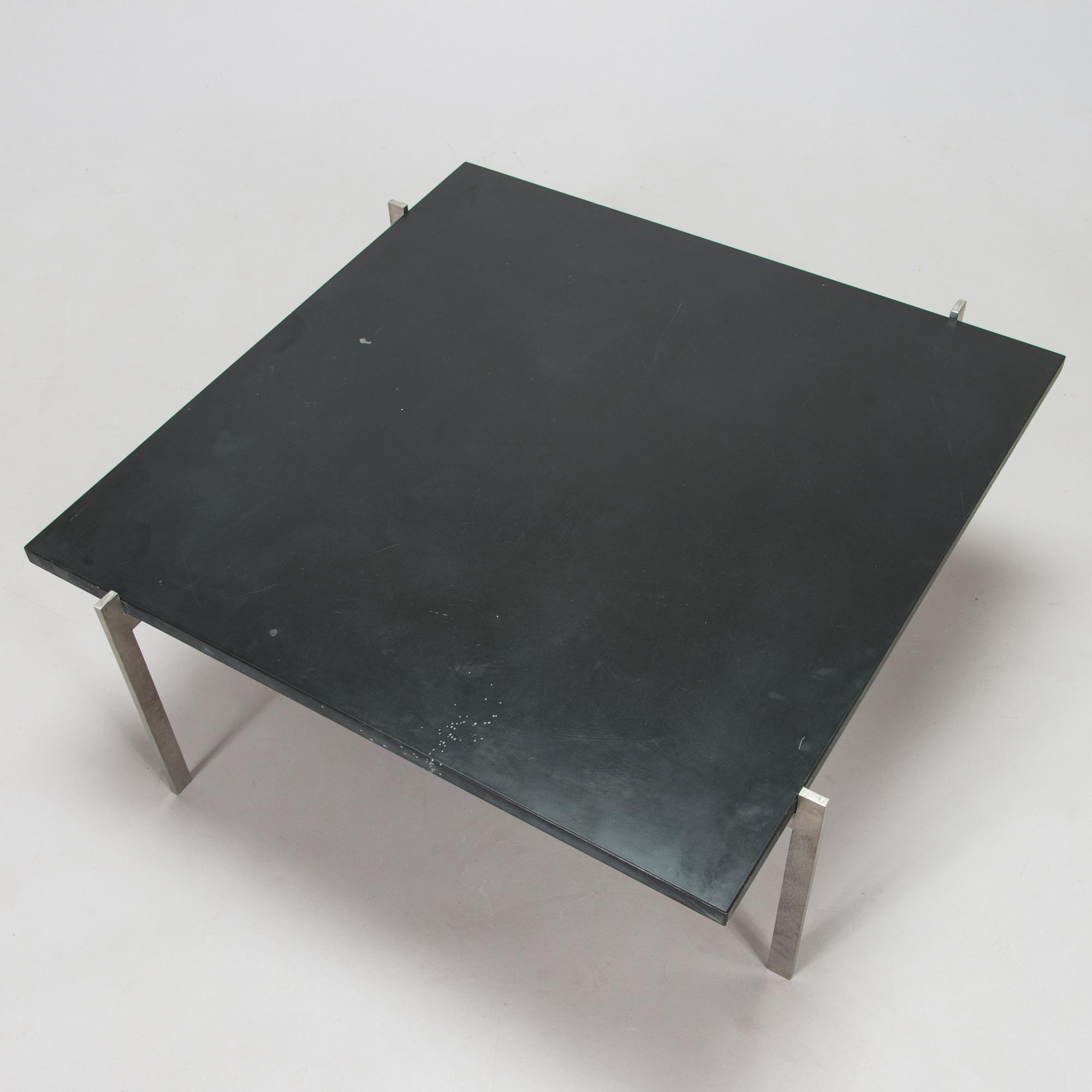 Poul Kjaerholm, soffbord, "PK61",  bord, Fritz Hansen, Danmark, troligen 1980-tal.