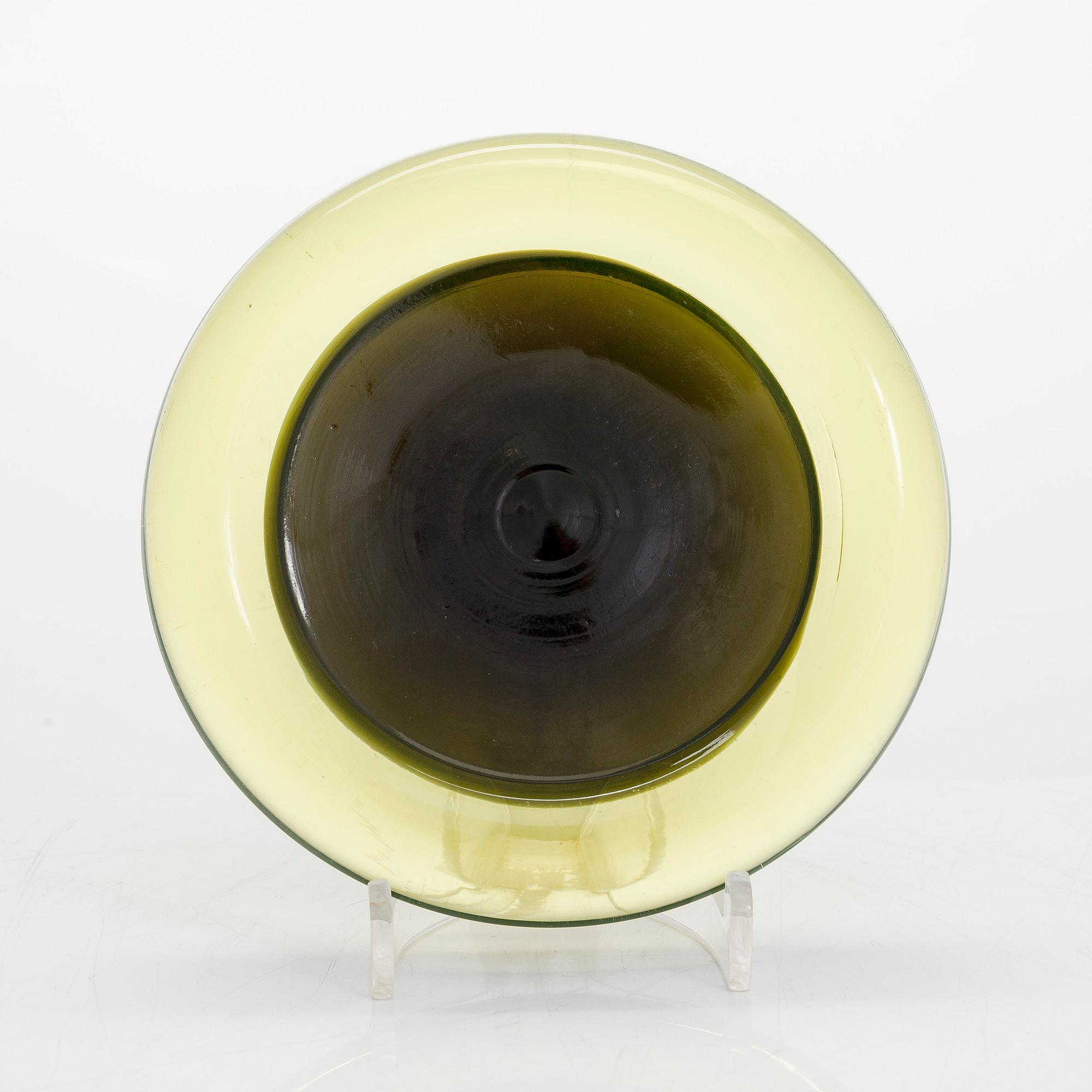 Nanny Still, konstglas, "Nocturno", signerad Nanny Still Riihimäen Lasi Oy.