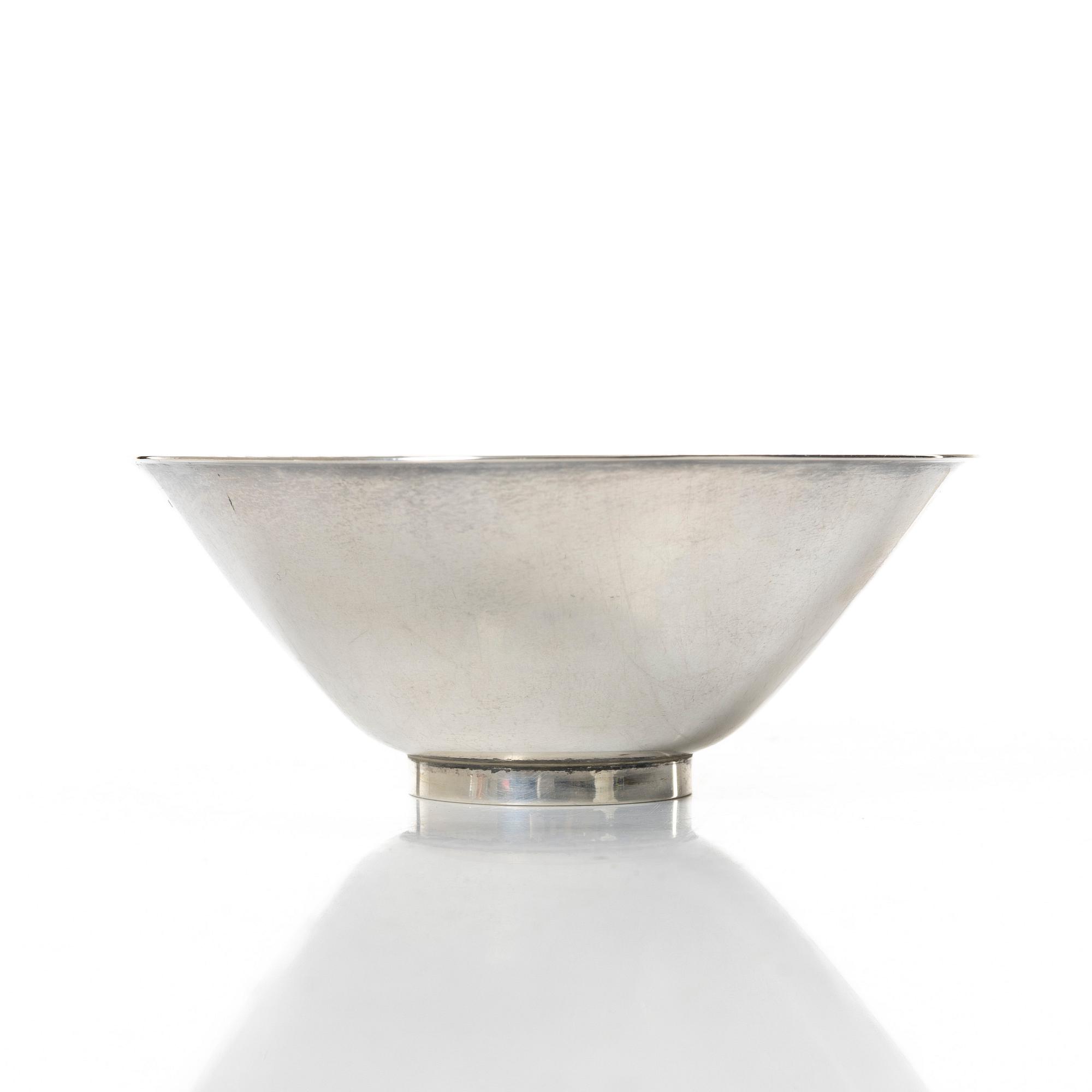 Per Sköld, a silver bowl, Carlman AB, Stockholm, Sweden, 1953.