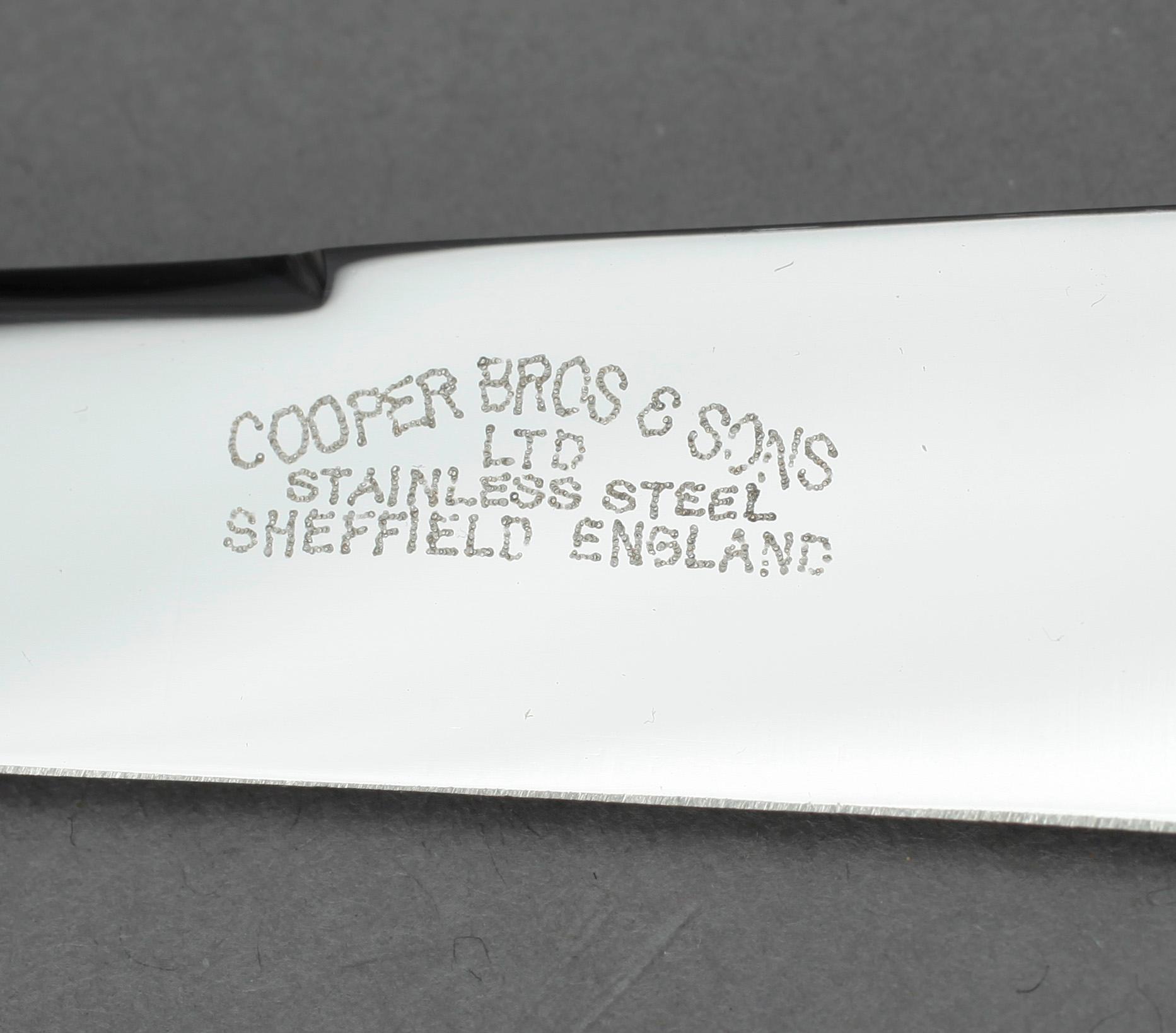 BESTICK, metall och horn, 1950-tal.