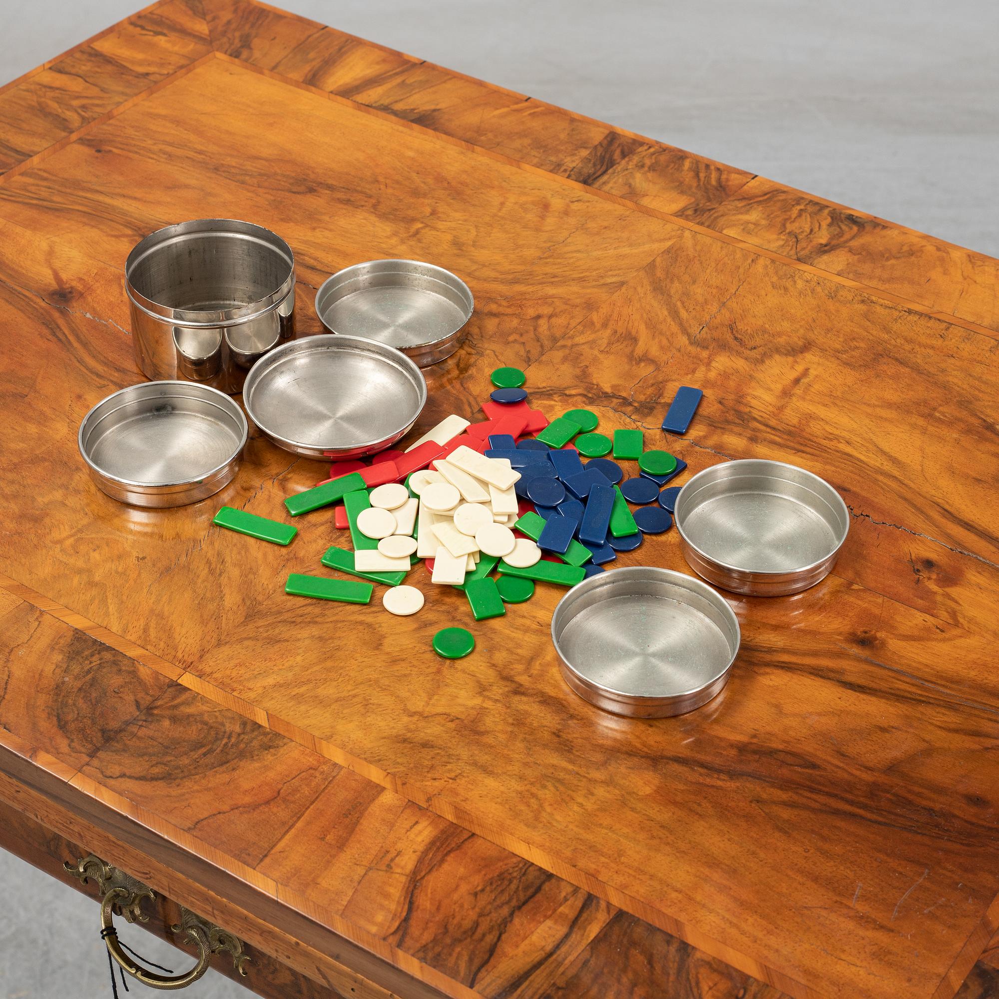 A rococo style card table. early 20th Century.