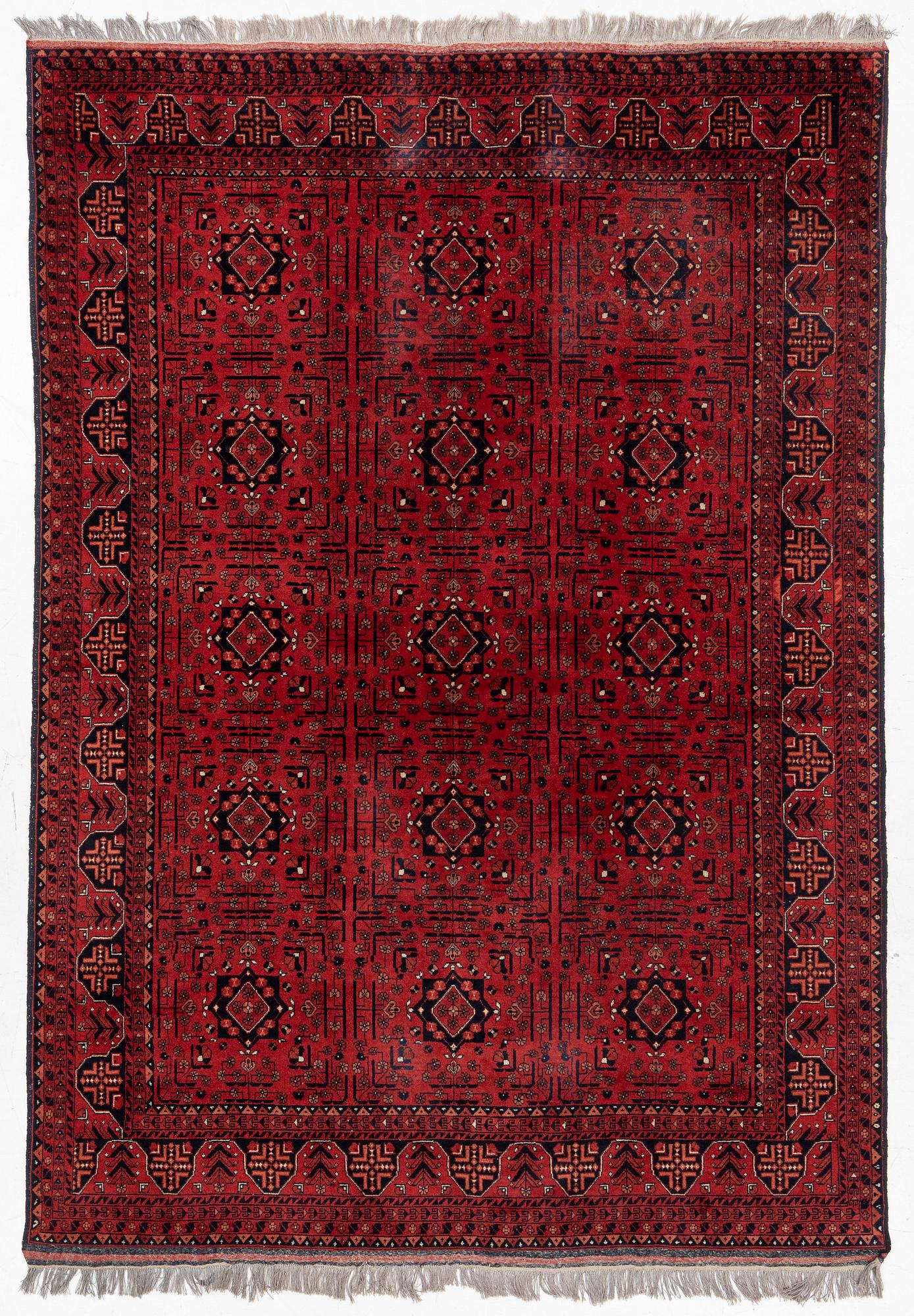 Rug, Afghan, approx. 282 x 200 cm.