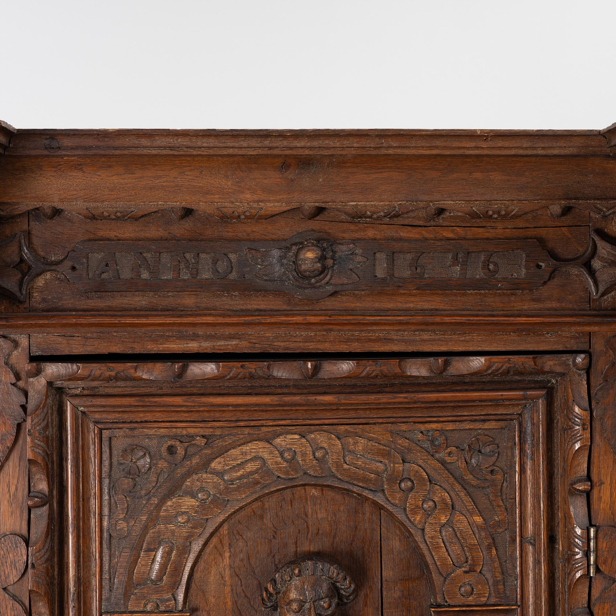 Skåp, barockstil, 1800-tal.